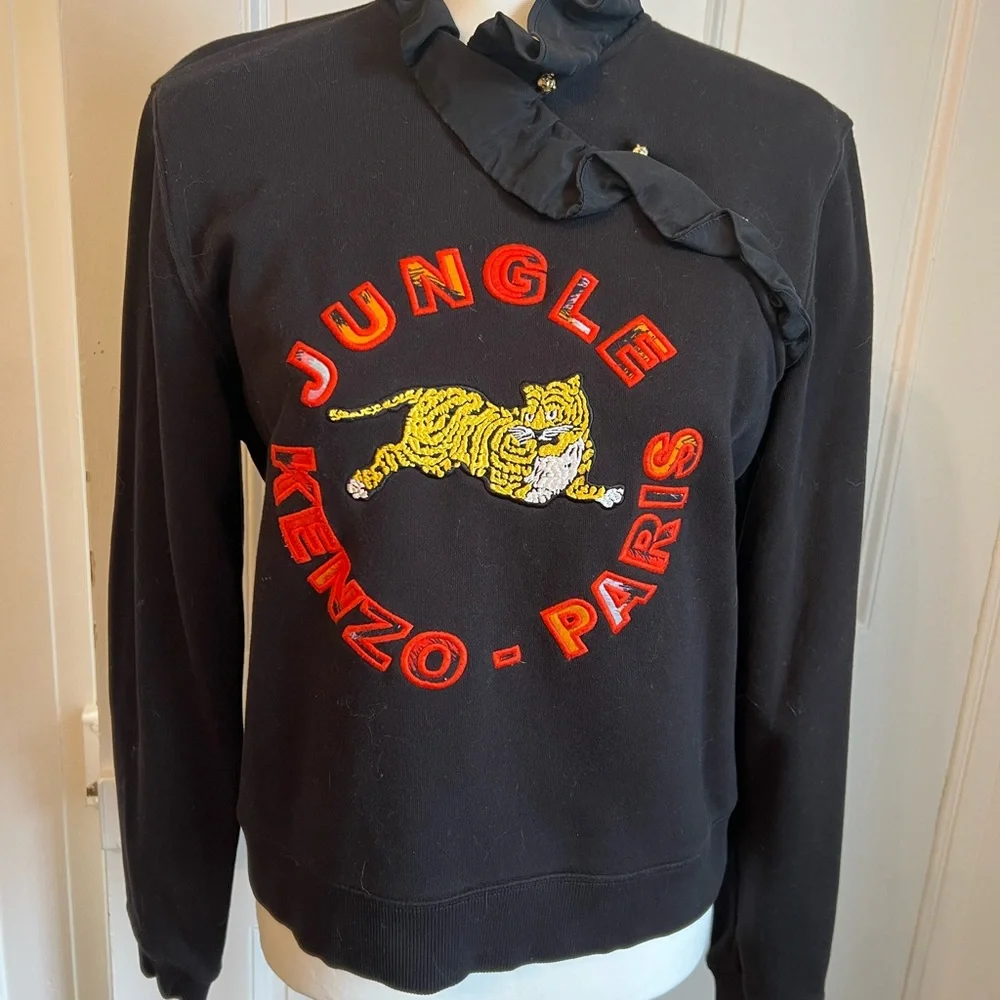 Kenzo H&M Black Jungle Paris Sweatshirt - Picture 7 of 7